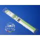 White Styrene Strip 0.5mm x 2.5mm (.02"x.10") 10pcs Length: 35cm (14")