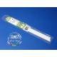 White Styrene Strip 0.75mm x 4.8mm (.03"x.188") 10pcs Length: 35cm (14")
