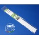 White Styrene Strip 0.75mm x 6.3mm (.03"x.25") 10pcs Length: 35cm (14")