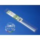 White Styrene Strip 1.0mm x 1.0mm (.04"x.04") 10pcs Length: 35cm (14")