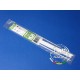 White Styrene Strip 2.5mm x 2.5mm (.10"x.10") 8pcs Length: 35cm (14")