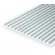 Styrene V-Groove Siding (Spacing = 1.3mm;Width = 0.33mm) 1pcs Size: 15cmx30cm