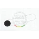 White Styrene Round Rod Diameter: 0.64mm/.025" - 10pcs Length: 35cm (14")