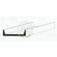 White Styrene Channel (Size: 2.0mm/.08" 4pcs) Length: 35cm (14")