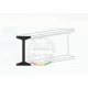 White Styrene I-Beam 7.9mm /.312" 2pcs Length: 35cm (14")