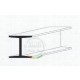 White Styrene H-Column 6.3mm /.25" 2pcs Length: 35cm (14")