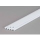 Opaque White Styrene Strip 1.0mm x 2.5mm (.04"x.10") 15pcs Length: 60cm (24")