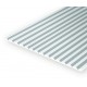 Styrene V-Groove Siding (Spacing = 4.8mm;Width = 0.73mm) 1pcs Size: 15cmx30cm