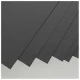 Black Styrene Sheet (Size: 8" x 21"; Thickness: .03"/0.75mm) 4pcs