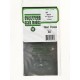 Black Styrene Sheet (Size: 6" x 12"; Thickness: .08"/2.0mm) 1pc