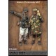 1/35 WWII German SS Soldiers (2 Figures in camouflaged winter clothing)