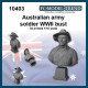 1/10 WWII Australian Soldier Bust