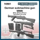 1/16 WWII German Submachine Gun MP40, MP35, PPsh41