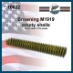 1/16 Browning M1919 '30 Empty Shells (Scale Model)