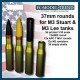 1/35 US 37mm Rounds for M3 Stuart and M3 Lee Tanks