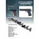 1/35 Hand Guns - Python 8', Smith & Wesson 45, Beretta M9, Colt Anaconda, Walther P99 