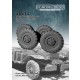 1/35 Dodge WC Directional Tyre Wheels for AFV kits