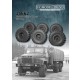 1/35 Kraz 260 Weighted Wheels for Takom kits