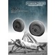 1/35 Cierva C-30 Weighted Wheels for MiniArt kits
