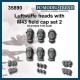 1/35 Luftwaffe Heads w/M-43 Cap Set #2