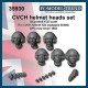 1/35 Heads with CVCH Tank Crew Helmet