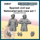 1/35 Spanish Civil War National Tank Crew set 1