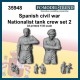 1/35 Spanish Civil War National Tank Crew set 2