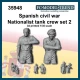 1/35 Spanish Civil War National Tank Crew set 2