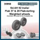 1/35 SdAH 52 Trailer Weighted Wheels for Trumpeter kits