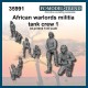 1/35 African Warlords Militia Tank Crew set 1