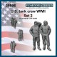 1/35 WWII US Tank Crew set 2