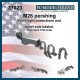 1/35 M26 Pershing Front Lights Protections and Turret Side Basket