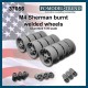 1/35 M4 Sherman Early Burnt Wheels