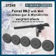1/35 Ferret Mk2 with Michelin Tyres and M40 Recoilless Rifle for Airfix Kits