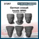 1/35 WWII German Cossaks Heads