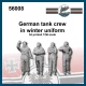 1/56 German Panzer Crew in Winter Uniform (4 figures)