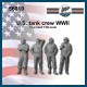 1/56 WWII US Tank Crew (4 figures)