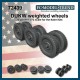 1/72 DUKW Weighted Wheels for Italeri kit