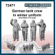 1/72 German Tank Crew In Winter Uniform (2 figures)