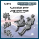 1/72 WWII Australian Jeep Crews