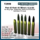 1/72 88mm Rounds Ammunition for Pak43/Kwk 43, King Tiger, Jagdpanther, Nashorn, Elefant