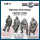 1/72 German Crew for Universal Carrier (4 figures)