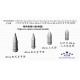 1/350 WWII IJN 46cm 40cm 3rd Year Type Shell & 46cm 40cm Type 91 AP Shell (40pcs)