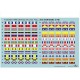 1/350 WWII Japanese Navy Warship Flag 2 (Character Flag) Decal Set