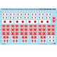 1/350 Japanese Navy General Flag / Jack Flag / Commander Flag Decals