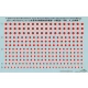 1/350 Identification of Japan Aircraft Decals I for Small Wings (Zero, waterplane, etc)