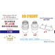1/48 Modern Chinese PLA AF J-20 Nozzle and Front Landing Gear Cap for Trumpeter kit