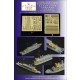 1/700 IJN Gunboat Katada and Hozu Upgrade Set for Aoshima 04548 kit (2 PE sheets)