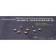 1/700 WWII IJN Type 93 Torpedo Warheads (8pcs, Brass+PE)