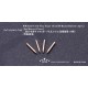 1/700 WWII IJN 3rd Year Type 14cm/50 Brass Barrels for Katori Class (4pcs)